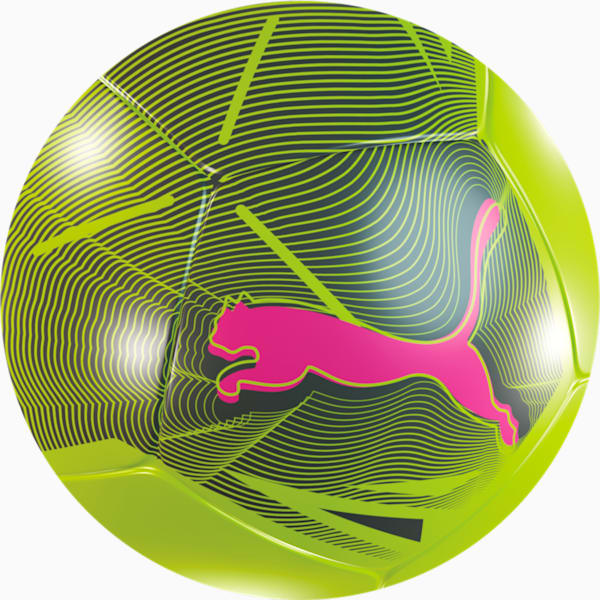PUMA Big Cat Mini Football, Yellow Alert-Matte Aged Silver-Sun Struck, extralarge