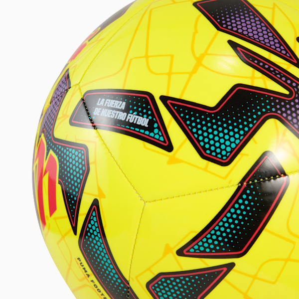Balón de futbol PUMA Orbita La Liga 1, Fluo Yellow-multicolor, extralarge