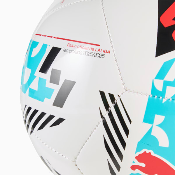 PUMA Orbita LaLiga 1 Mini Soccer, PUMA White-multicolor, extralarge
