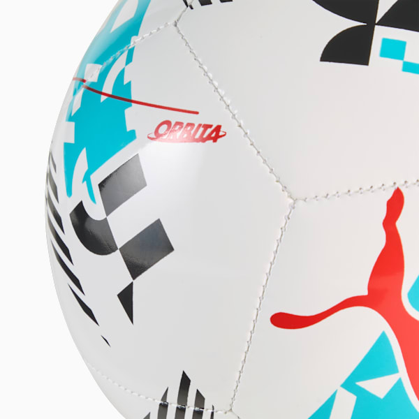 PUMA Orbita LaLiga 1 Mini Soccer, PUMA White-multicolor, extralarge