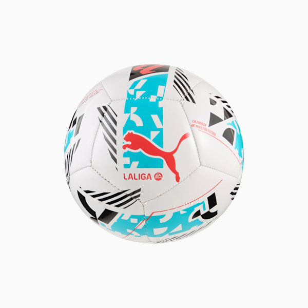 PUMA Orbita LaLiga 1 Mini Soccer, PUMA White-multicolor, extralarge