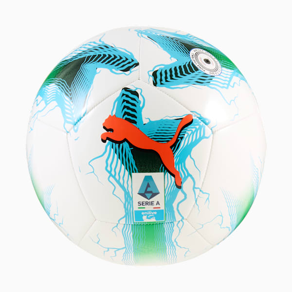 PUMA Orbita Serie A soccer, PUMA White-multicolor, extralarge