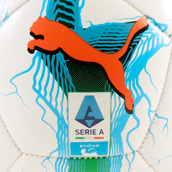 Mini balón de fútbol PUMA Orbita Serie A, PUMA White-multicolor, extralarge