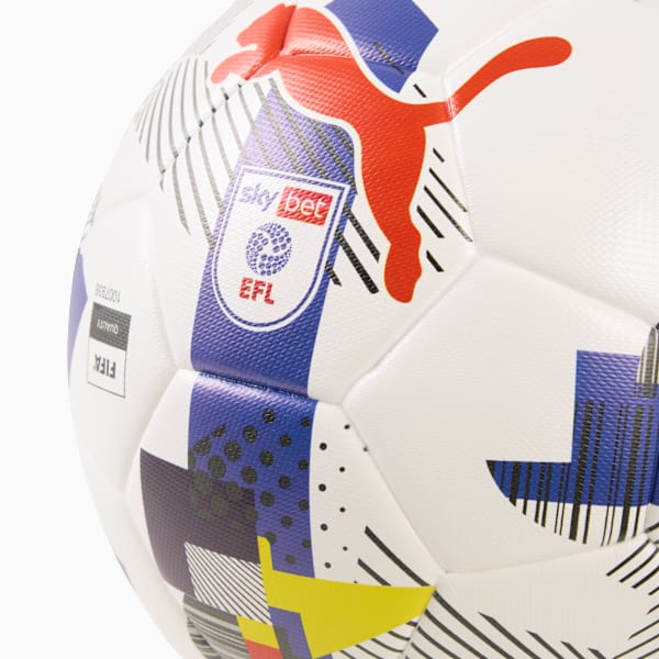 PUMA Orbita 3 EFL Sky Bet Football (FIFA® Quality), PUMA White-multicolor, extralarge-GBR