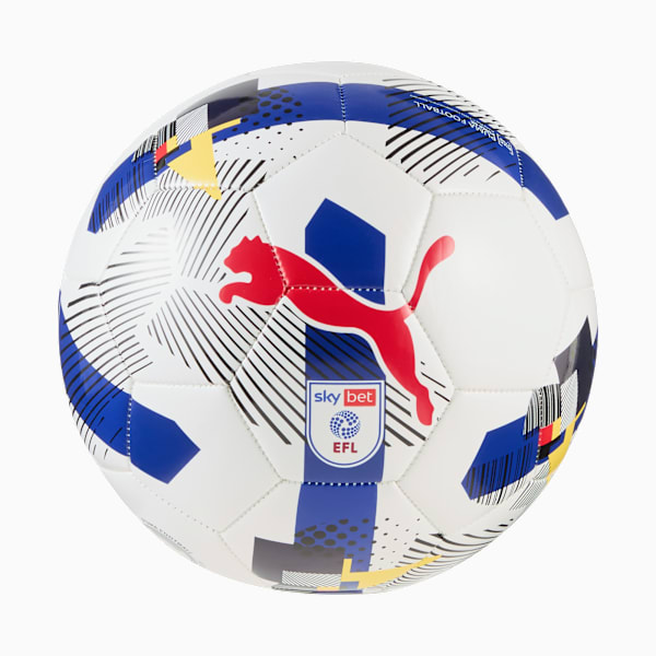 PUMA Orbita 6 EFL Sky Bet Football, PUMA White-multicolor, extralarge-GBR