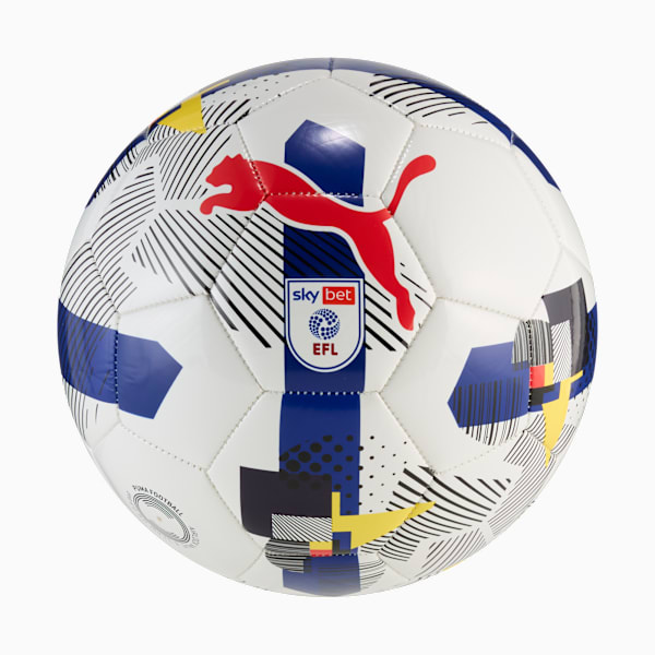 PUMA Orbita 6 EFL Sky Bet Football, PUMA White-multicolor, extralarge-GBR