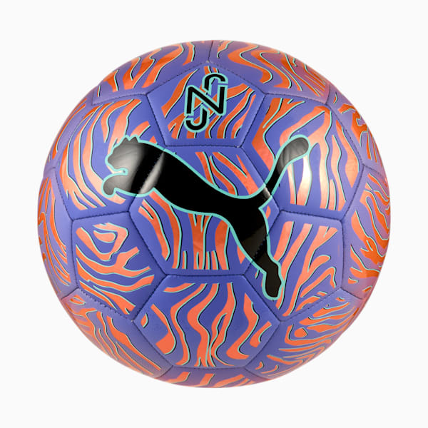 Neymar Jr Graphic Football, Orange Poppy-PUMA Black, extralarge-IND