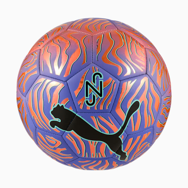 Neymar Jr Graphic Football, Orange Poppy-PUMA Black, extralarge-IND