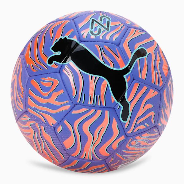 Neymar Jr Graphic Mini Football, Orange Poppy-PUMA Black, extralarge-IND