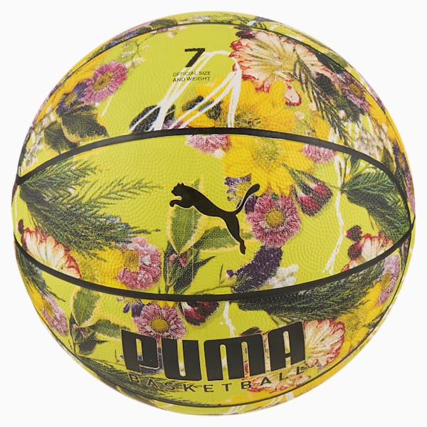 Dunked In Florals Basketball, Olive Green-Puma Black--multi colour, extralarge
