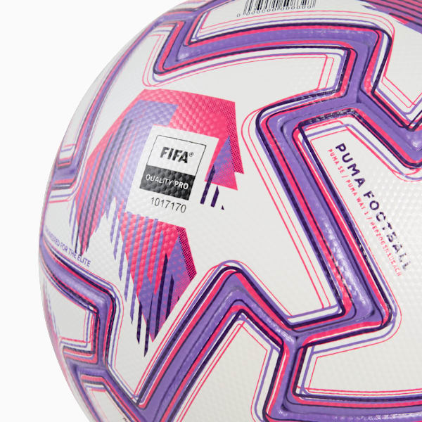 PUMA Orbita Ultimate PL Brilliance Football (FIFA® Quality Pro), PUMA White-multicolor, extralarge