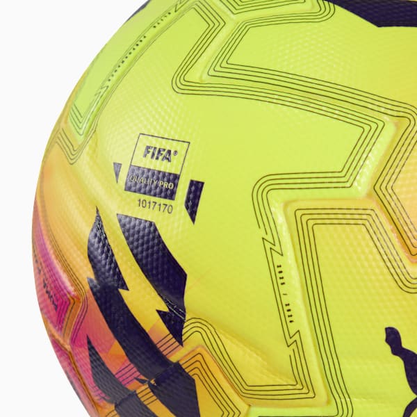 Ultimate Premier League Lights Soccer Match Ball, Fluo Yellow-multicolor, extralarge