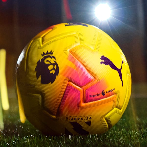 Ultimate Premier League Lights Soccer Match Ball, Fluo Yellow-multicolor, extralarge