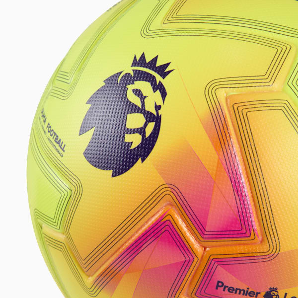 Ballon Pro Premier League Lights (qualité professionnelle FIFA®), Fluo Yellow-multicolor, extralarge