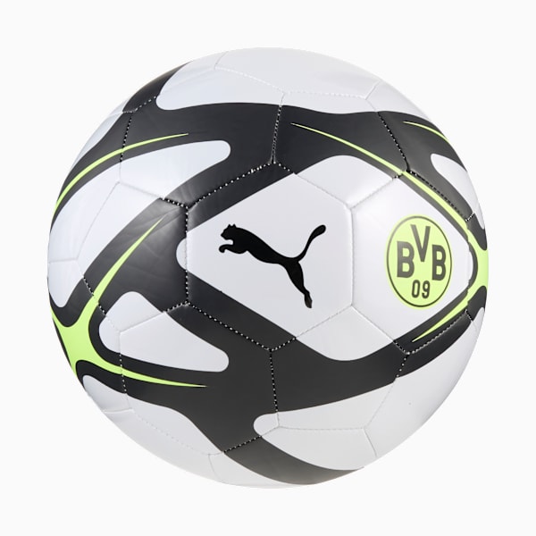 Borussia Dortmund CULTURE Football, Silver Mist-PUMA Black, extralarge