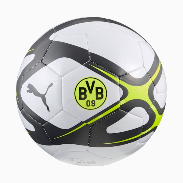 Borussia Dortmund CULTURE Football, Silver Mist-PUMA Black, extralarge