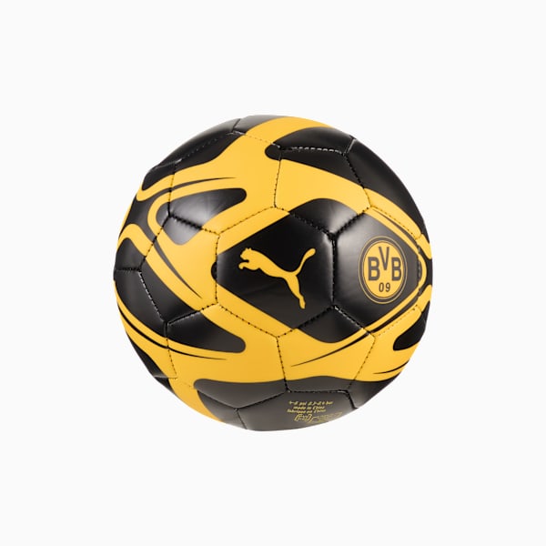 BVB CULTURE Ball Mini, PUMA Black-Matte Puma Gold, extralarge