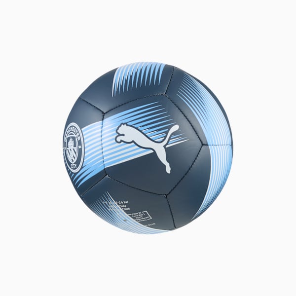 Manchester City Essentials Mini soccer, PUMA Navy-Team Light Blue, extralarge