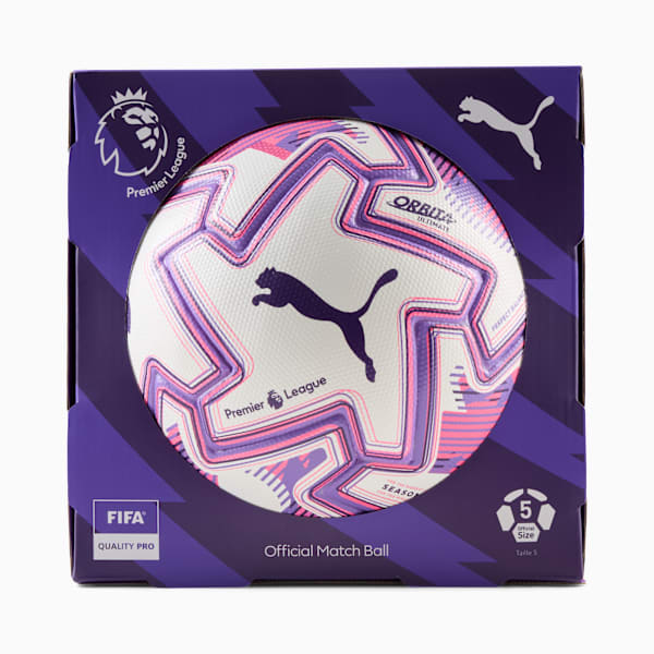 PUMA Orbita Ultimate Premier League Brilliance Football (FIFA® Quality Pro), PUMA White-multicolor, extralarge-GBR
