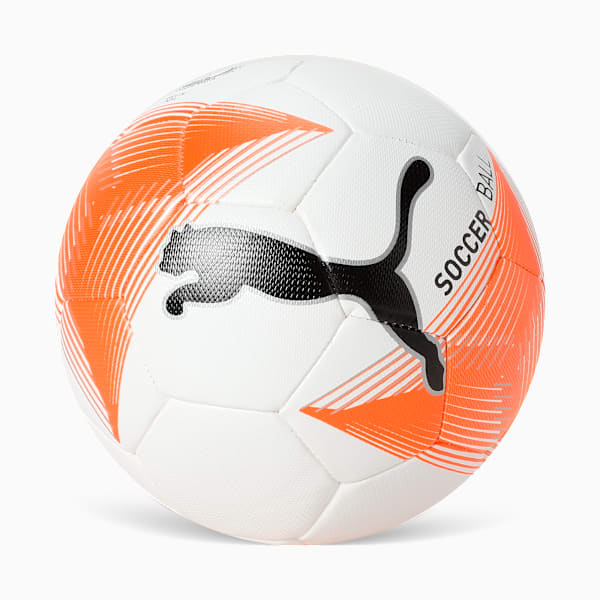 Future 3 Seamless Touch Football, PUMA White-Burnt Orange, extralarge-IND