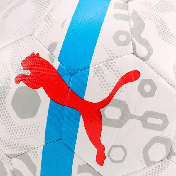 Machine stitched Soccer, Spring Blue-PUMA Red, extralarge-IND