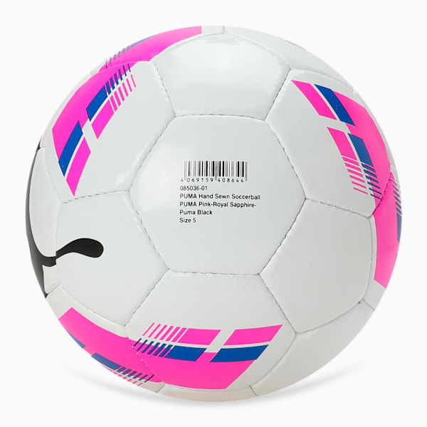 Hand Sewn SoccerBall, PUMA Pink-Royal Sapphire-PUMA Black, extralarge-IND