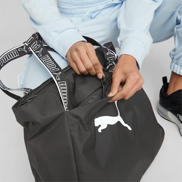 AT Essentials Women's Tote Training Bag, PUMA Black, extralarge-GBR
