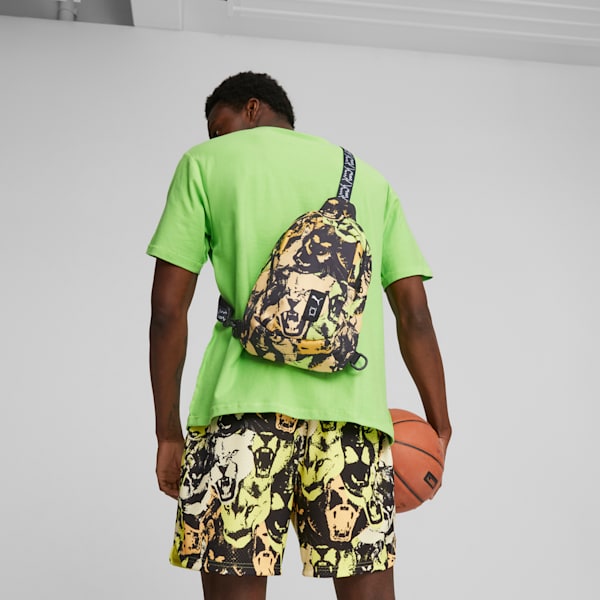 A Bathing Ape Cookie Camo 2 Woven Shoulder Bag in Metallic