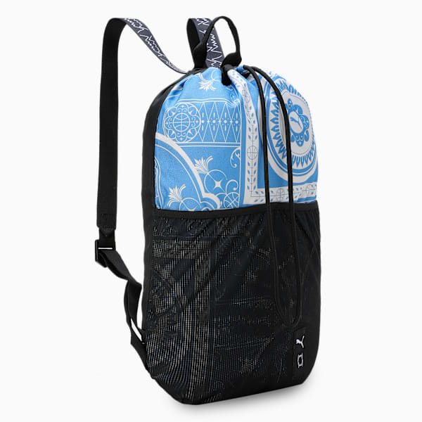 Basketball Gym Sack, Blue Skies-AOP, extralarge-IND