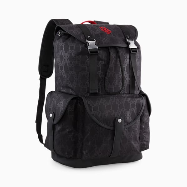 PUMA x DAPPER DAN Unisex Backpack, PUMA Black, extralarge-IND