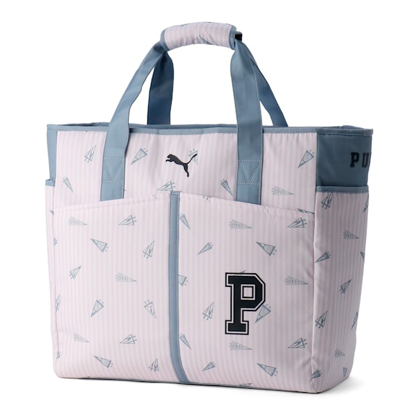 メンズ ゴルフ フラッグ グラフィック トートバッグ, Pearl Pink, extralarge-JPN