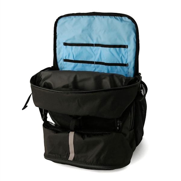 ユニセックス サッカー ジュニア バックパック25L, Puma Black-PUMA Black- Team Silver, extralarge-JPN
