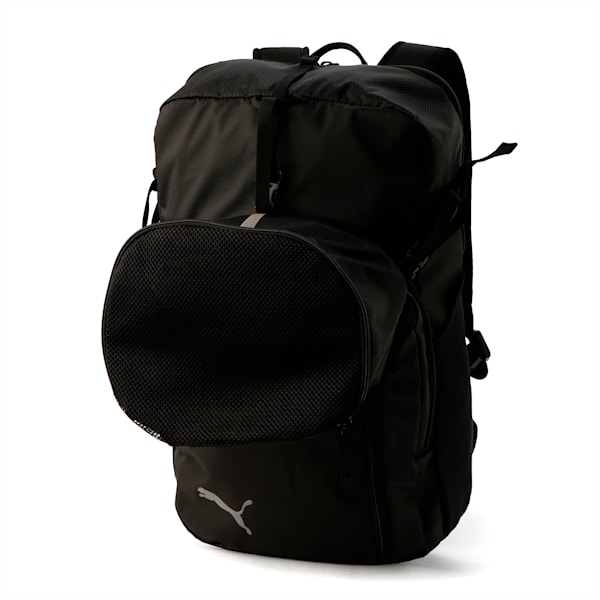 ユニセックス サッカー ジュニア バックパック25L, Puma Black-PUMA Black- Team Silver, extralarge-JPN