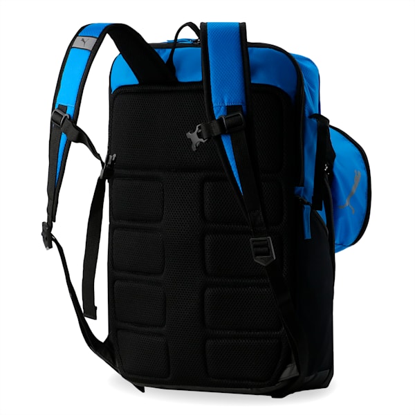 ユニセックス サッカー ジュニア バックパック 30L, Puma Black-Electric Blue Lemonade- Team Silver, extralarge-JPN