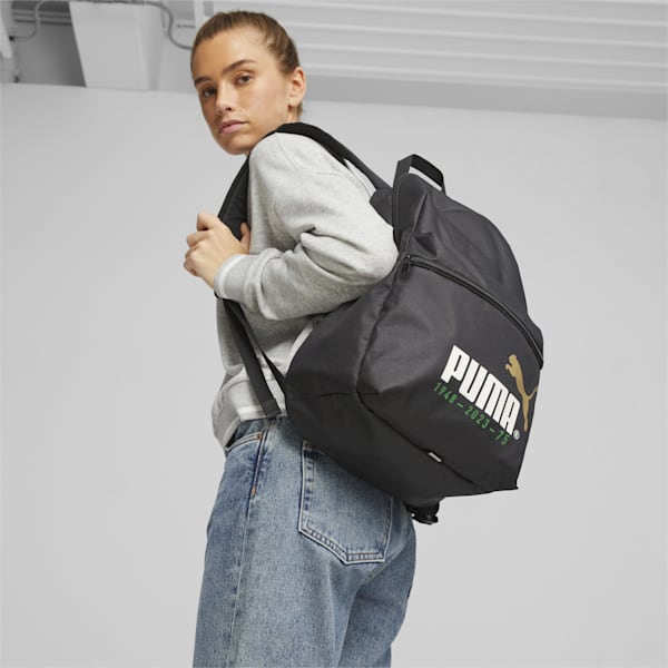 Phase 75 Years Unisex Backpack, PUMA Black-75 Years Celebration, extralarge-AUS