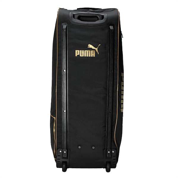 PUMA King Kohli Cricket Wheelie Duffle Bag, PUMA Black-PUMA Gold, extralarge-IND