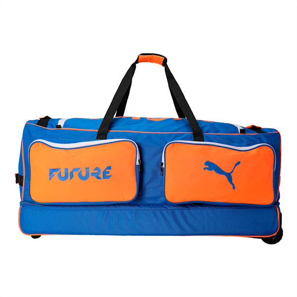 PUMA Future 1 Cricket Trolley Bag, Bluemazing-Fluo Orange, extralarge-IND