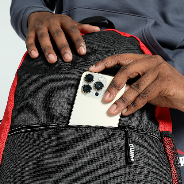 teamGOAL Core Football Backpack, PUMA Red-PUMA Black, extralarge-IND