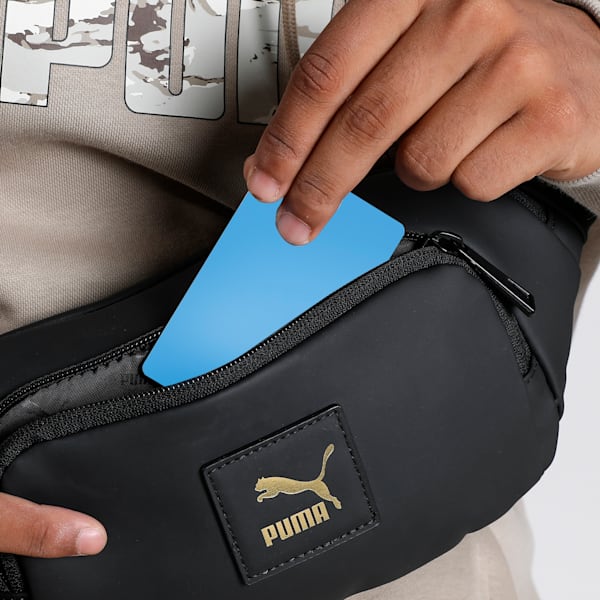 Classics LV8 PU Waist Bag, PUMA Black, extralarge-IND