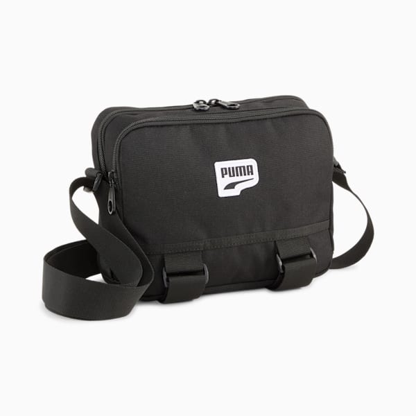 Downtown Cross Body Bag, PUMA Black, extralarge