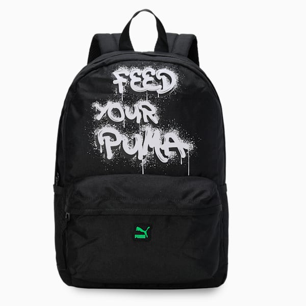 Feed Your Youth Backpack, PUMA Black-Graphic, extralarge-IND