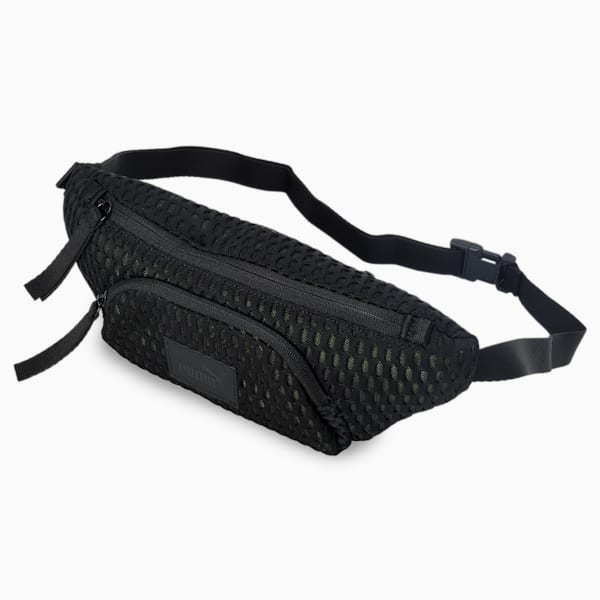 Women's Mesh Waist Bag, PUMA Black, extralarge-IND