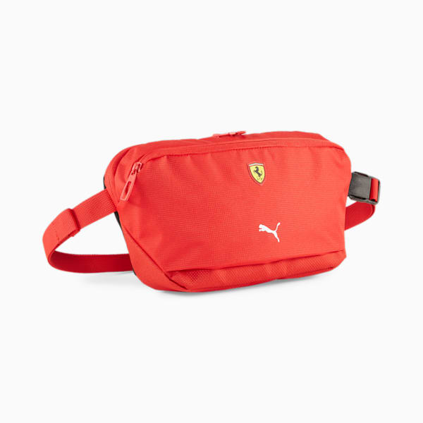 Scuderia Ferrari Race Motorsport Unisex Waist Bag, Rosso Corsa, extralarge-IDN