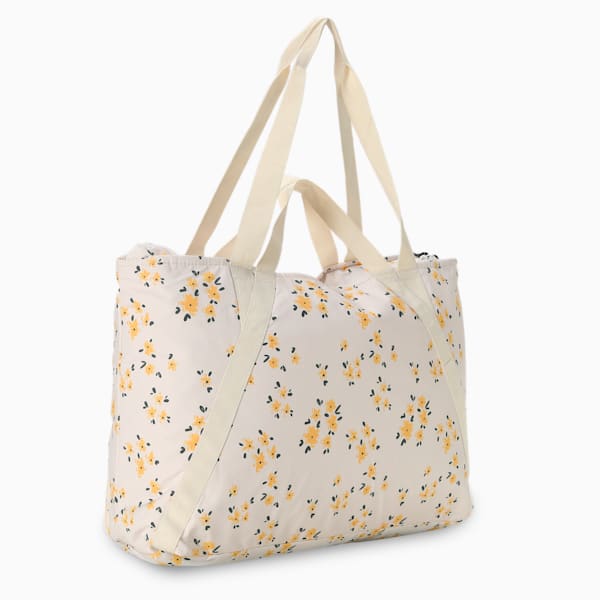 Floral Graphic Women's Shopper, Pristine-AOP, extralarge-IND
