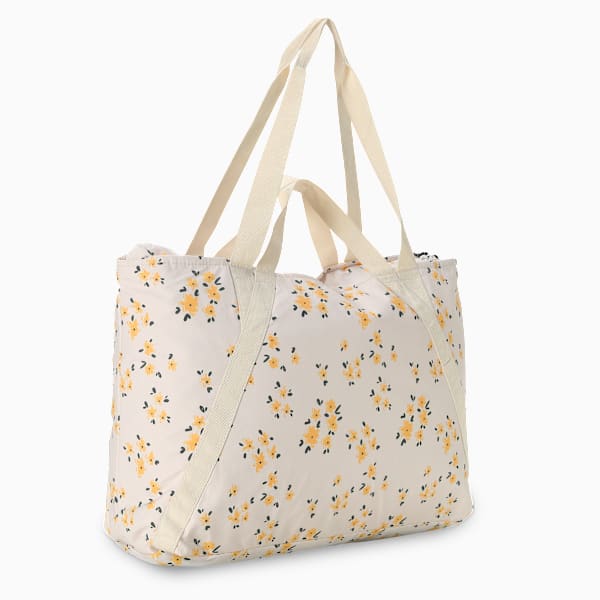 PUMA Floral Graphic Women’s Shopper Tote Bag 7.8L, Pristine-AOP, extralarge-IND