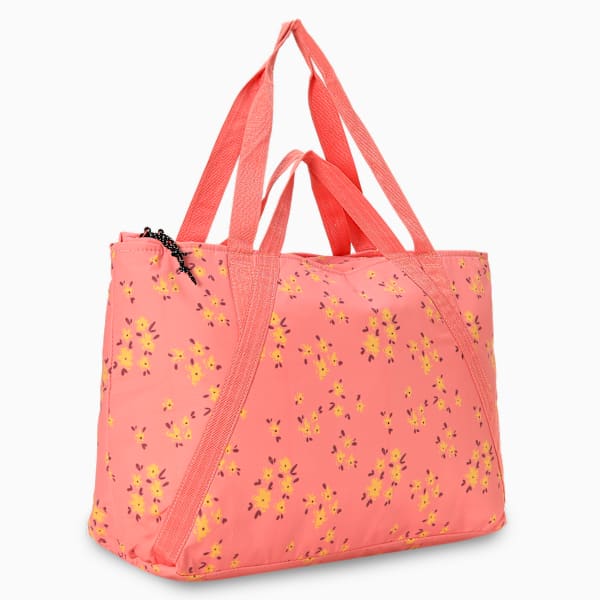 PUMA Floral Graphic Women’s Shopper Tote Bag 7.8L, Loveable, extralarge-IND