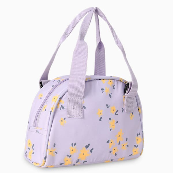 Floral Graphic Women's Grip Bag, Vivid Violet-AOP, extralarge-IND