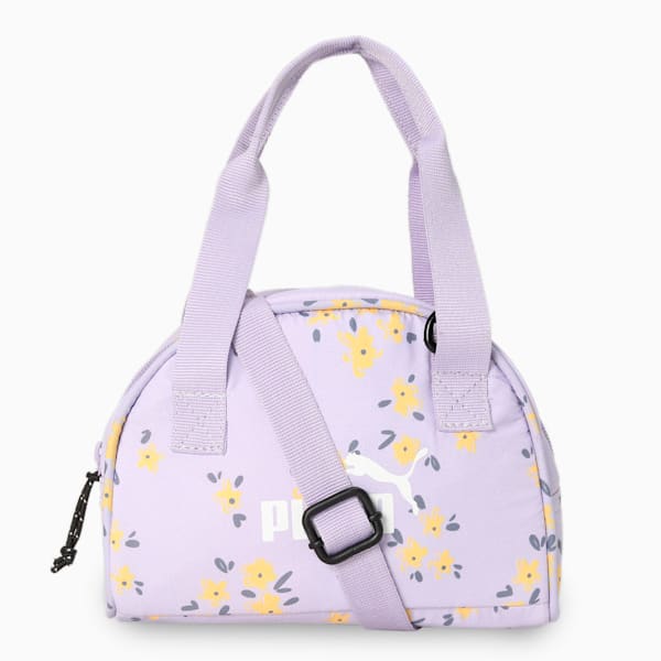 Floral Graphic Women's Grip Bag, Vivid Violet-AOP, extralarge-IND