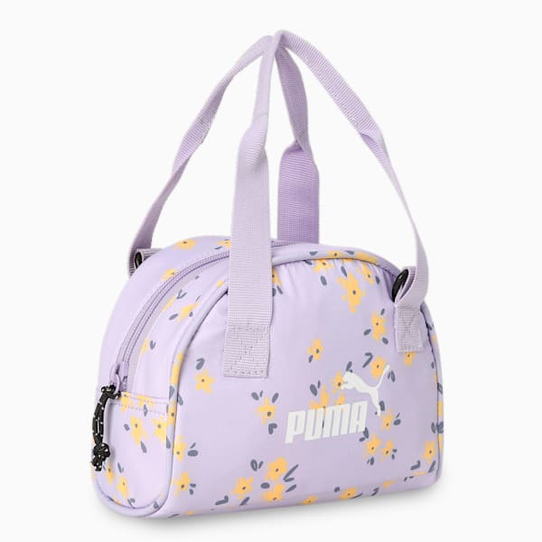 Floral Graphic Women's Grip Bag, Vivid Violet-AOP, extralarge-IND