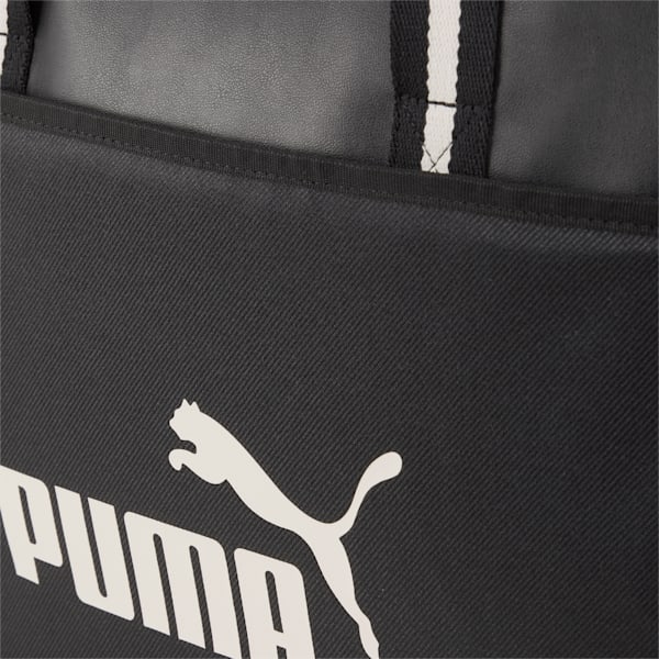 Campus Unisex Shopper Bag, Puma Black, extralarge-IDN